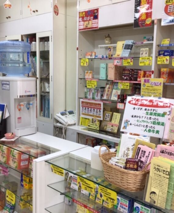 右カウンター上